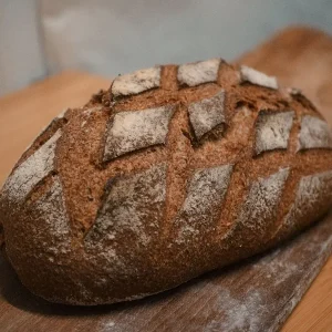 pan de trigo 100 integral con masa madre