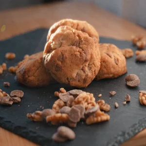 galletas cookie con chocalte y nueces