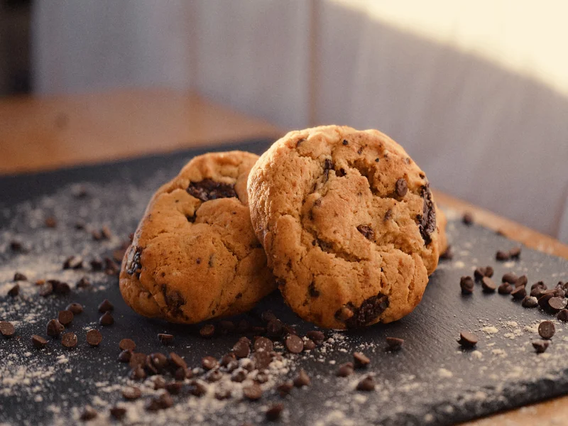 cookies con chocolate negro